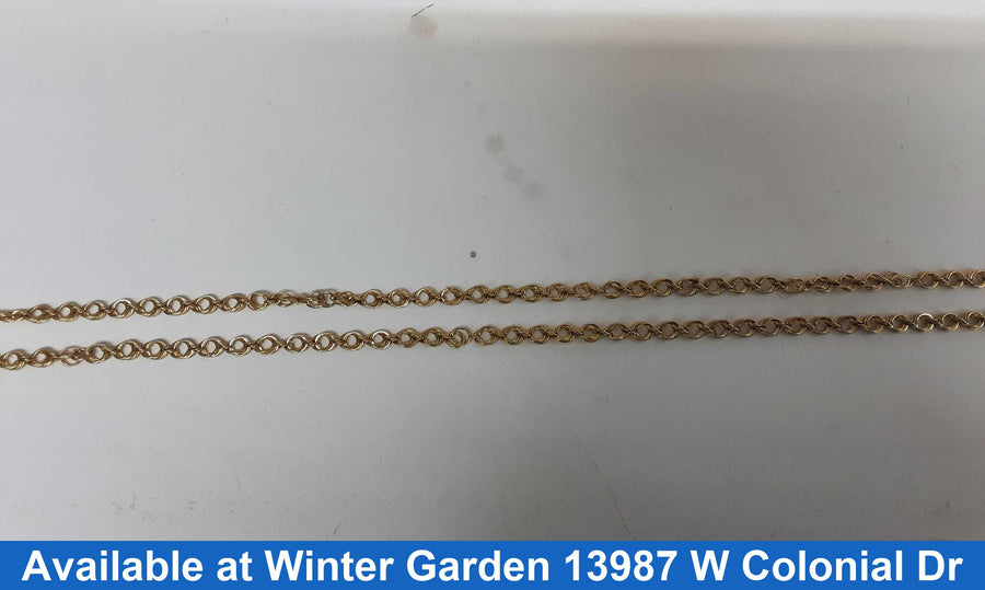 Chain - Yellow Gold 18k (.750) 10.8 grams 26 inch
