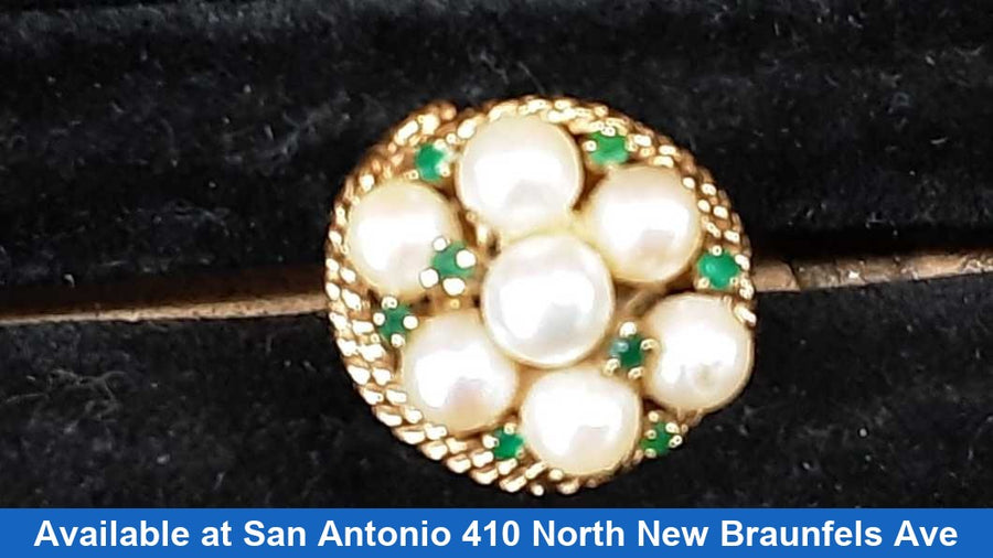 Women's Ring - Yellow Gold 14k (.585) 15.2 grams Size 8