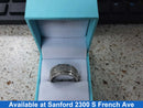 Ring - Wedding Band - White Gold 10k (.417) 6.5 grams Size 10.5