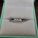 Ring - Wedding Band - White Gold 14k (.585) 1.4 grams Size 6.5