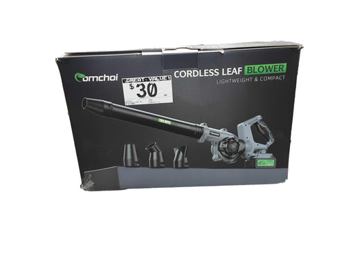 Comchoi Gray Cordless Leaf Blower