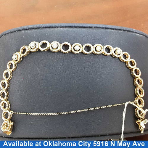 Bracelet - Yellow Gold 14k (.585) 17 grams 7 inch
