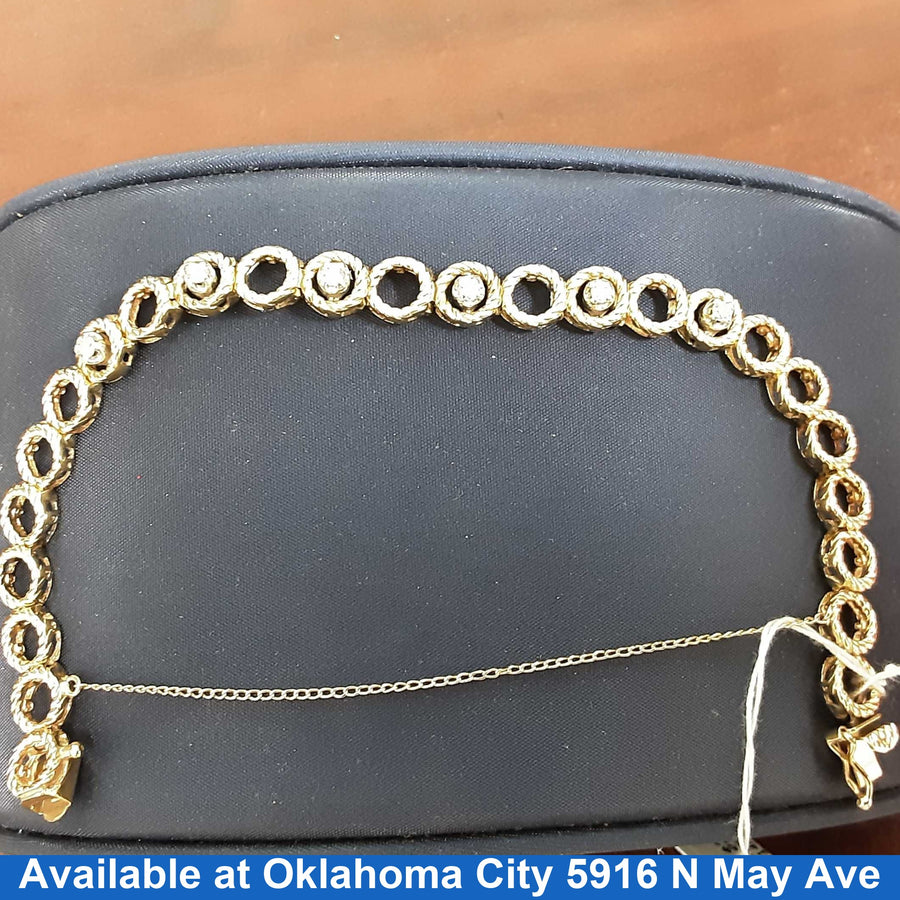Bracelet - Yellow Gold 14k (.585) 17 grams 7 inch
