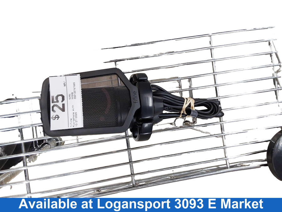 Fifine Black Corded Microphone