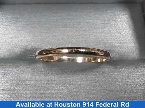 Ring - Wedding Band - Yellow Gold 14k (.585) 1.2 grams Size 9