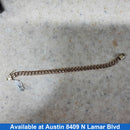 Cuban Link Bracelet - Yellow Gold 10k (.417) 13.3 grams 8 inch