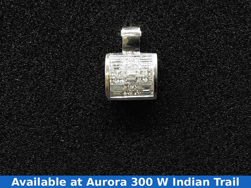 Diamond Pendant - White Gold 18k (.750) 5.7 grams