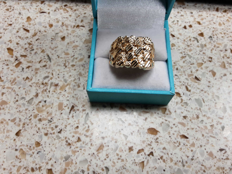 Men's Ring - Yellow Gold 10k (.417) 6 grams Size 14