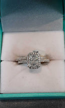 Ring - Engagement Set - Yellow Gold 10k (.417) 4.6 grams Size 6.5