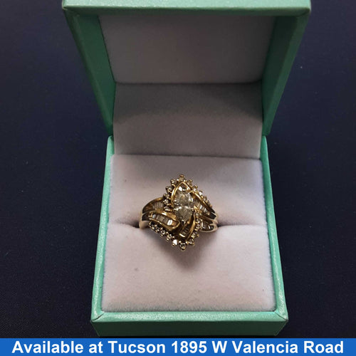 Women's Ring - Yellow Gold 14k (.585) 5.8 grams Size 6