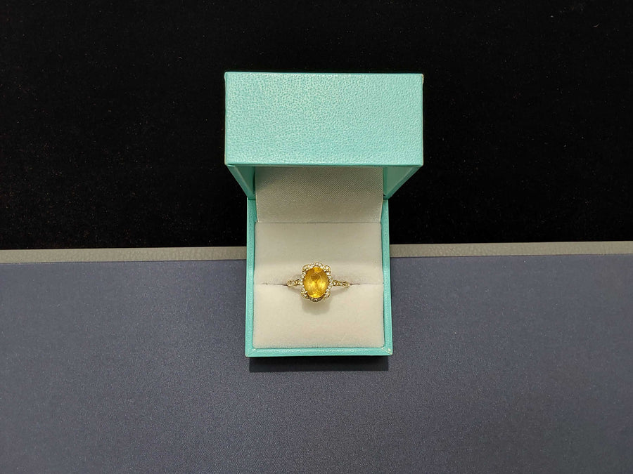 Women's Ring - Yellow Gold 10k (.417) 2.4 grams Size 6