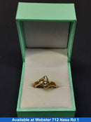 Ring - Engagement Set - Yellow Gold 14k (.585) 4.1 grams Size 6