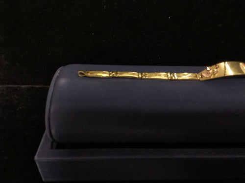 ID Bracelet - Yellow Gold 14k (.585) 12.8 grams 8 inch