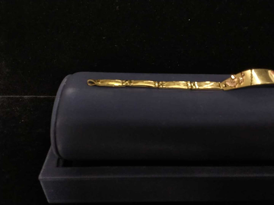 ID Bracelet - Yellow Gold 14k (.585) 12.8 grams 8 inch