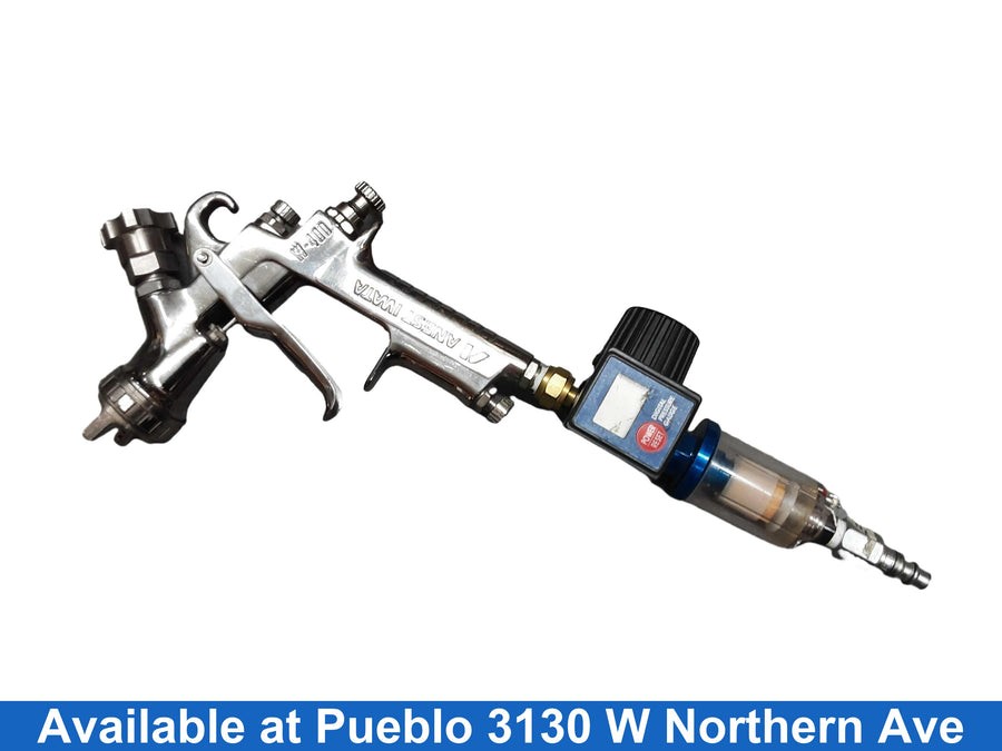 Anest Iwata W-400 Silver Standard Paint Gun