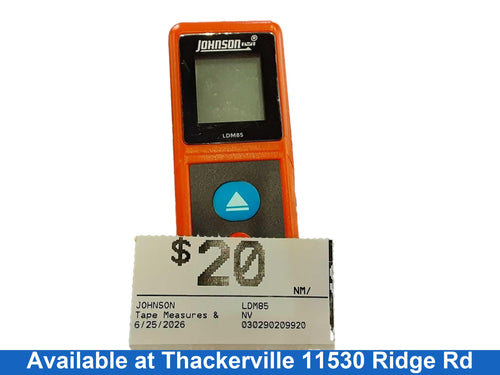 Johnson Ldm85 Orange Tape Measure / Wheel