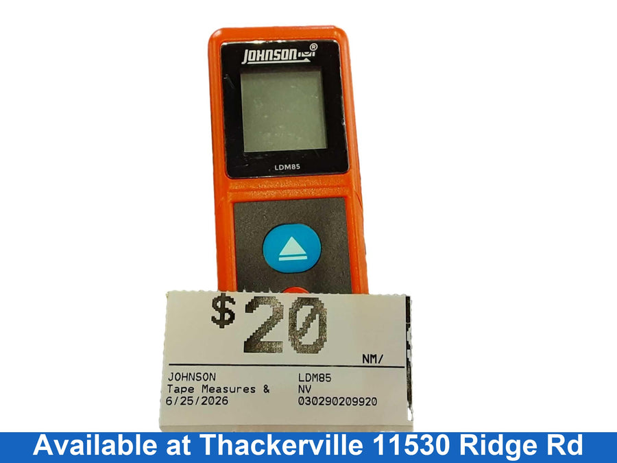 Johnson Ldm85 Orange Tape Measure / Wheel
