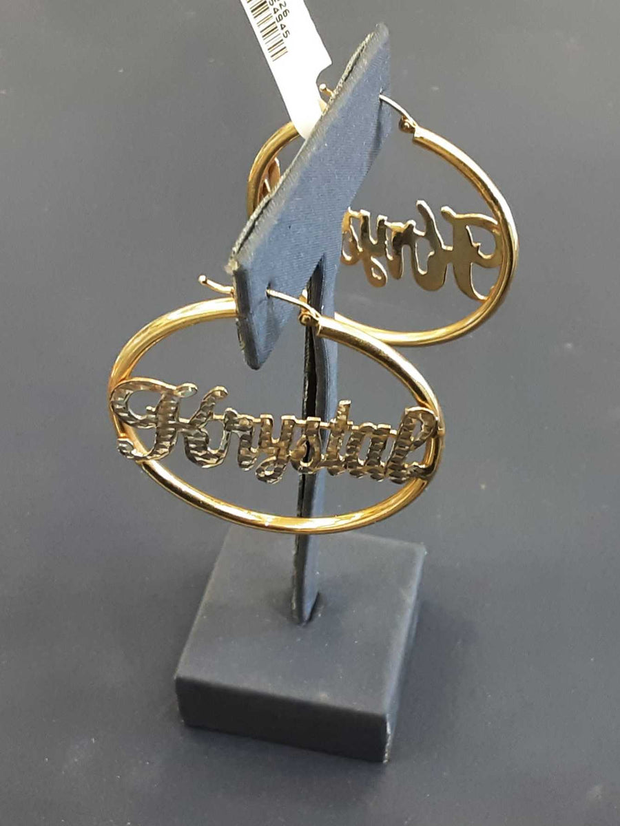 Bangle Earrings - Yellow Gold 10k (.417) 7.6 grams