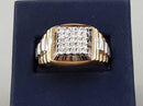 Men's Ring - Yellow Gold 14k (.585) 9.3 grams Size 10.5