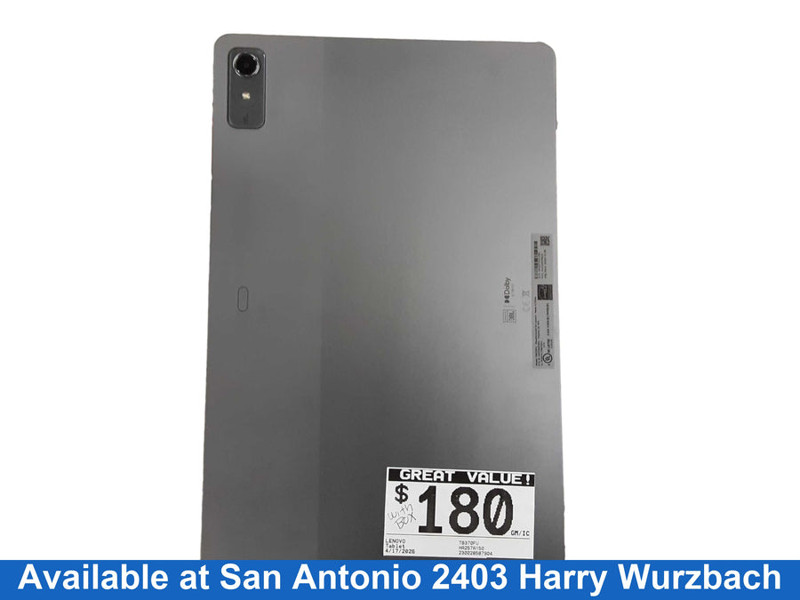 Lenovo Tb370fu Gray Tablet