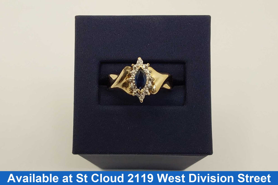 Women's Ring - Yellow Gold 10k (.417) 3.04 grams Size 8