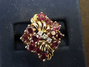Women's Ring - Yellow Gold 14k (.585) 5.2 grams Size 8
