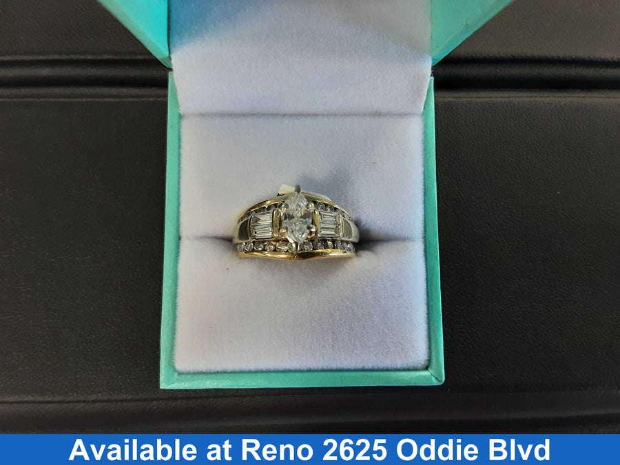 Women's Ring - Yellow Gold 14k (.585) 6.5 grams Size 5
