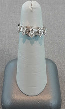 Women's Ring - Anniversary - White Gold 18k (.750) 3.6 grams Size 5