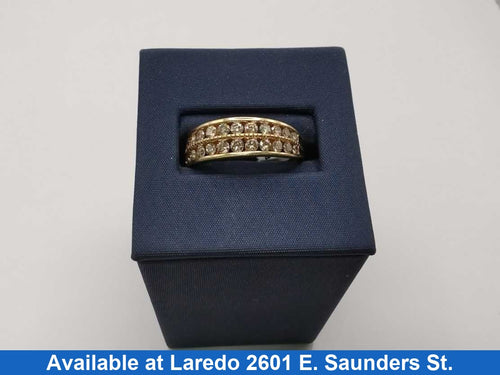 Ring - Wedding Band - Yellow Gold 14k (.585) 3.5 grams Size 8