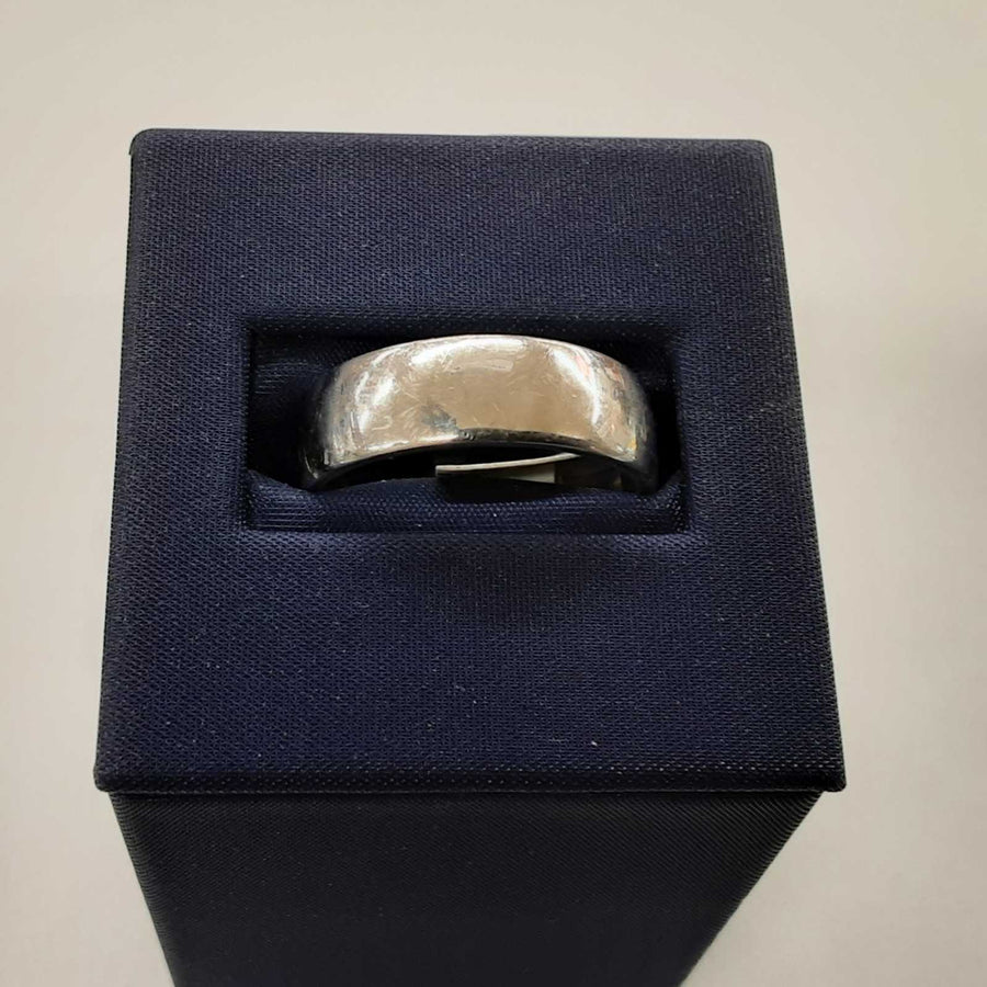 Ring - Wedding Band - White Gold 14k (.585) 8.3 grams Size 10