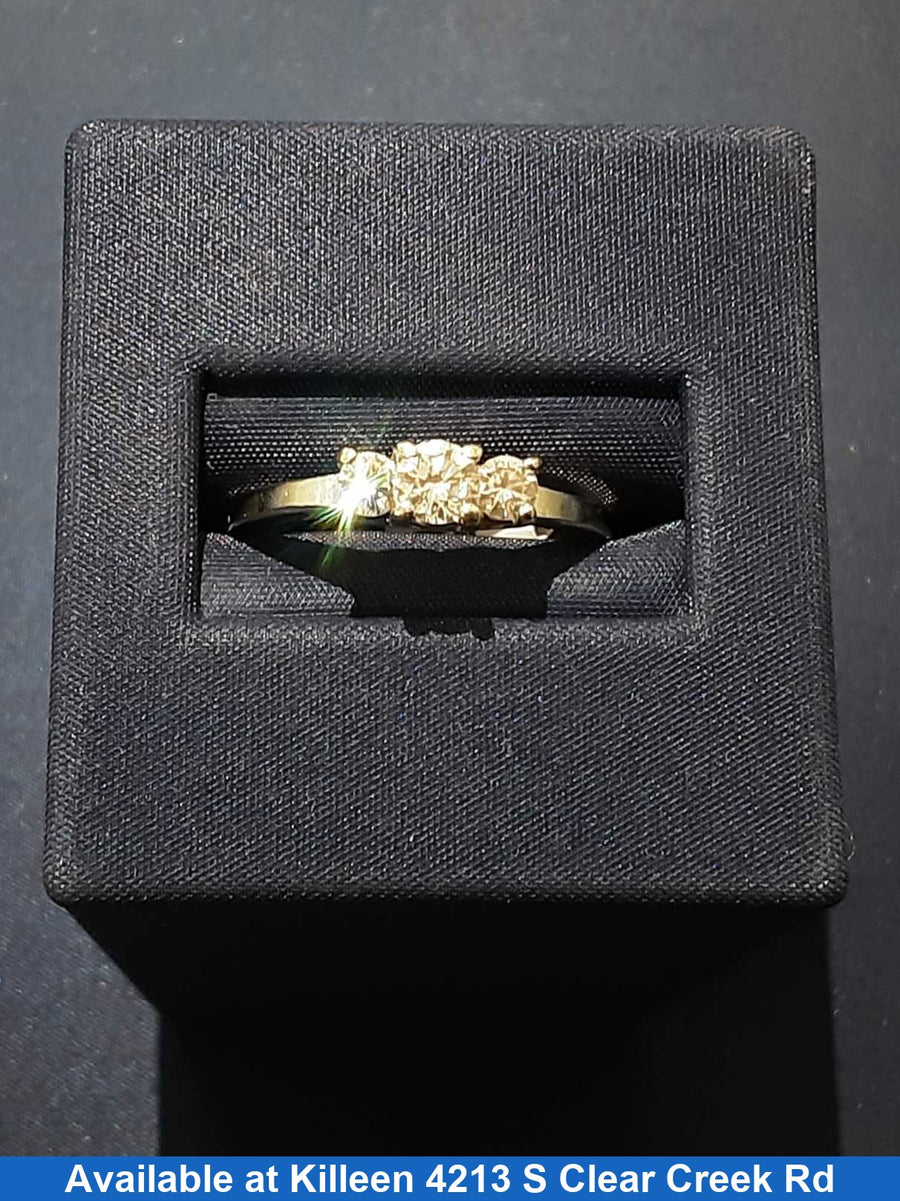 Ring - Engagement Set - White Gold 14k (.585) 3.3 grams Size 8