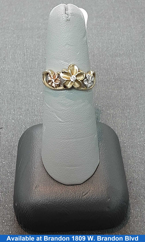 Women's Ring - Yellow Gold 14k (.585) 2.4 grams Size 6.5
