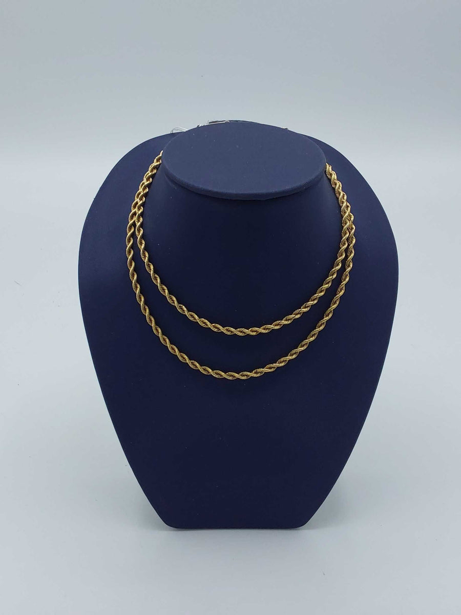 Rope Chain - Yellow Gold 14k (.585) 13.8 grams 23 inch