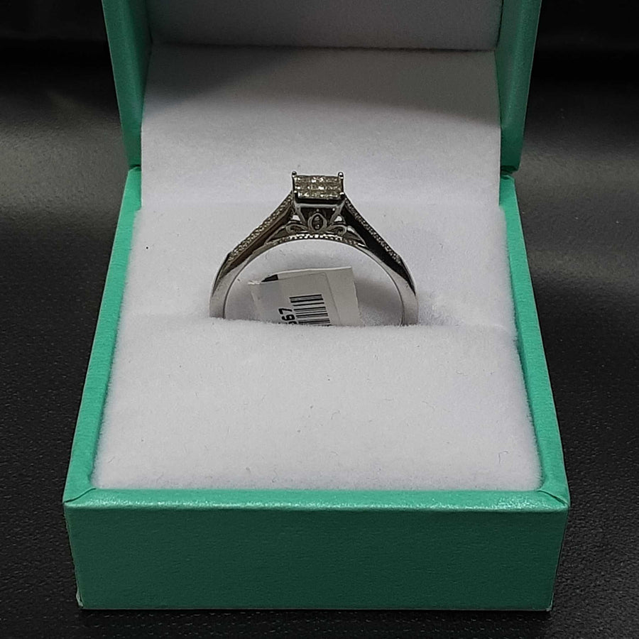 Women's Ring - White Gold 14k (.585) 1.9 grams Size 8