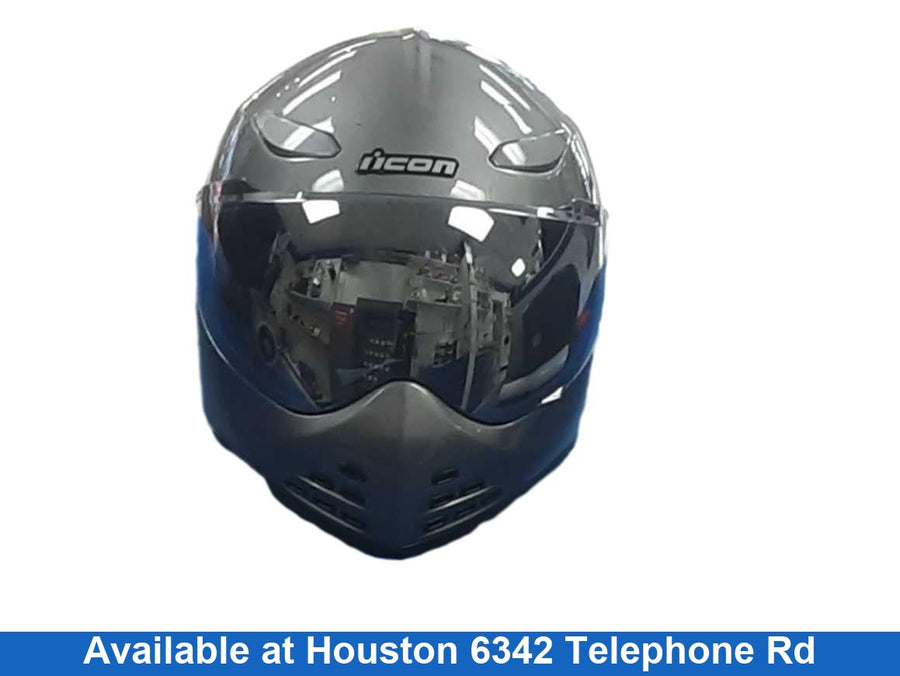 Icon Fmvss Gray Helmet