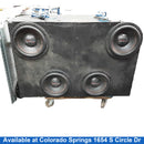 American Bass Hawk-1244 Red Car Sub-Woofer