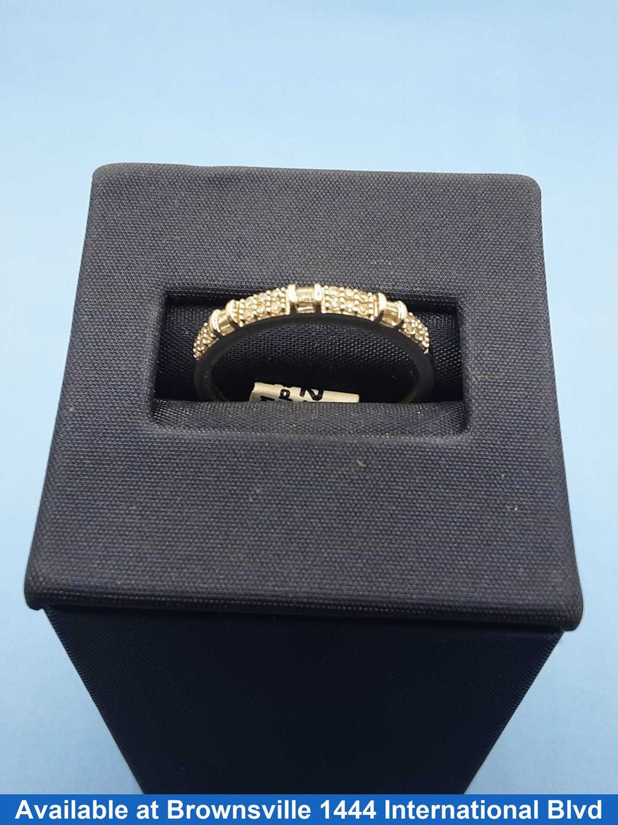 Ring - Wedding Band - White Gold 14k (.585) 1.8 grams Size 8.5