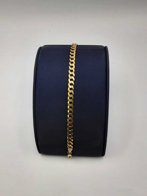 Cuban Link Bracelet - Yellow Gold 10k (.417) 9.1 grams 16 inch