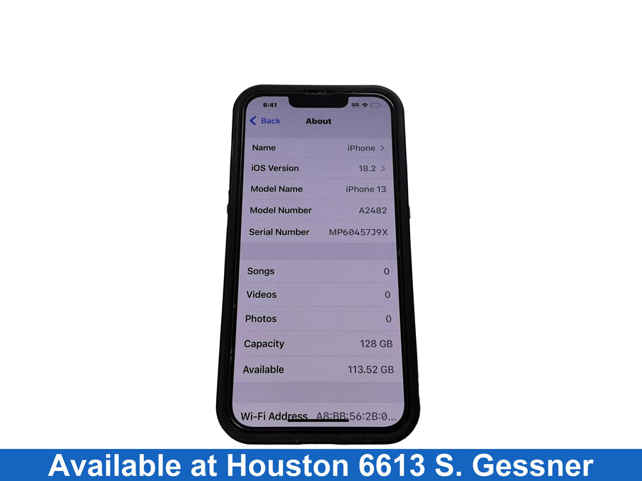 Apple A2482__iphone 13 128 Gb Blue Smart Phone
