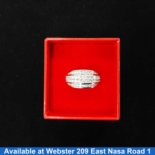 Women's Ring - White Gold 14k (.585) 6 grams Size 7