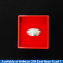 Women's Ring - White Gold 14k (.585) 6 grams Size 7