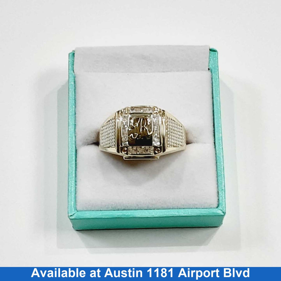 Men's Ring - Yellow Gold 14k (.585) 9.1 grams Size 14
