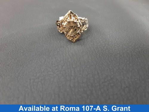 Women's Ring - Yellow Gold 10k (.417) 2.7 grams Size 8.5