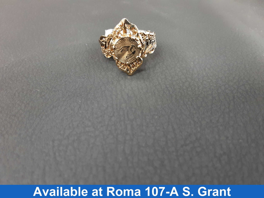 Women's Ring - Yellow Gold 10k (.417) 2.7 grams Size 8.5