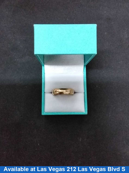 Ring - Wedding Band - Yellow Gold 14k (.585) 2.3 grams Size 10.5