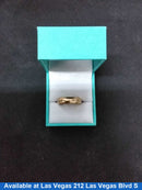 Ring - Wedding Band - Yellow Gold 14k (.585) 2.3 grams Size 10.5
