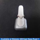 Women's Ring - White Gold 10k (.417) 3.6 grams Size 7
