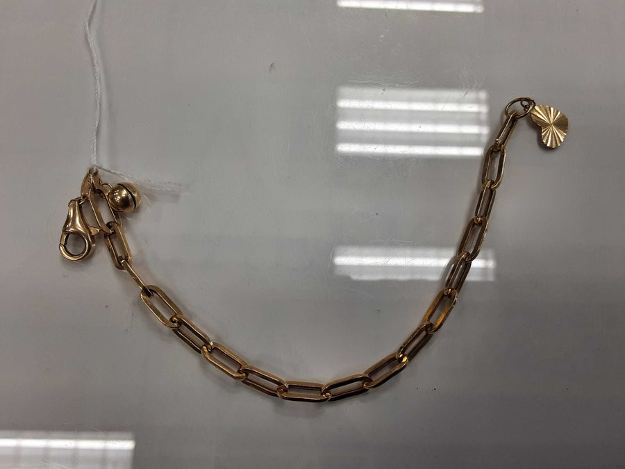 Link Bracelet - Yellow Gold 14k (.585) 5 grams 7 inch