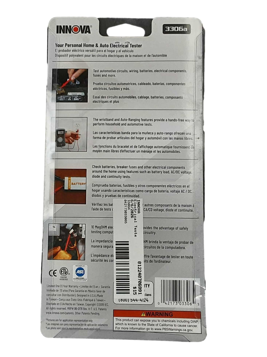 Innova 3306a Gray Electrical Testing Instrument
