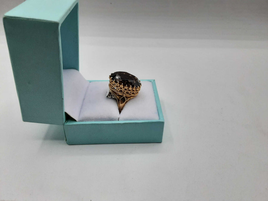 Women's Ring - Yellow Gold 14k (.585) 7.2 grams Size 5